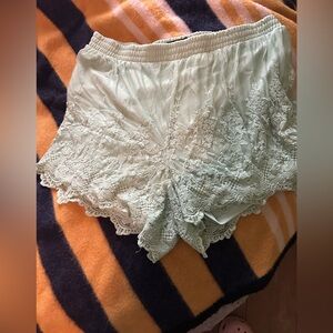 Torrid Mint Green Lace Shorts in size 3X